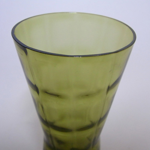 (image for) Alsterfors #AV422 Swedish / Scandinavian Green Glass Vase - Click Image to Close