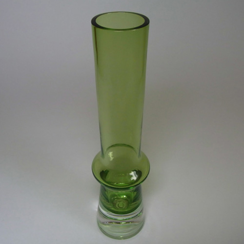 Aseda Swedish Green Glass Vase by Bo Borgstrom #B5/132 - Click Image to Close