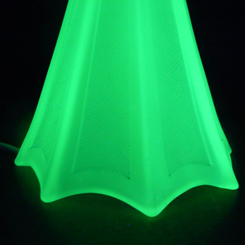 (image for) Bagley #934 Art Deco Uranium Green Glass Lamp - Click Image to Close