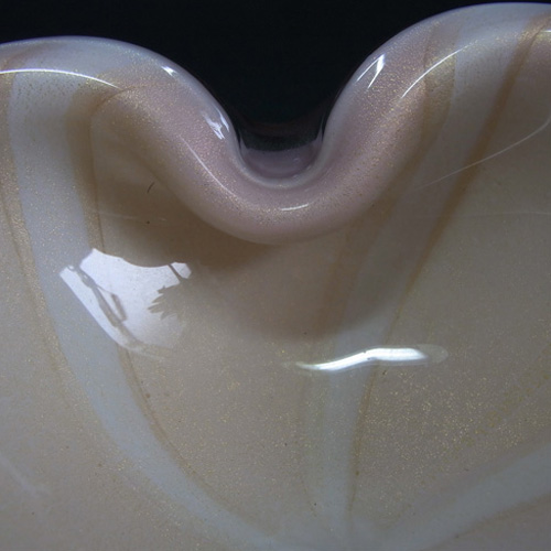 (image for) Barbini Murano Biomorphic Glass 'Circuis Tent' Bowl - Click Image to Close