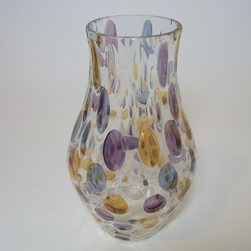 Borske Sklo 1950's Glass 'Nemo' Vase - Max Kannegiesser - Click Image to Close