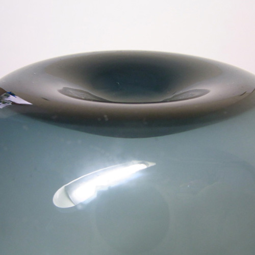 (image for) Gullaskruf Swedish Blue Glass 12.5" Vase - Arthur Percy 1952 - Click Image to Close