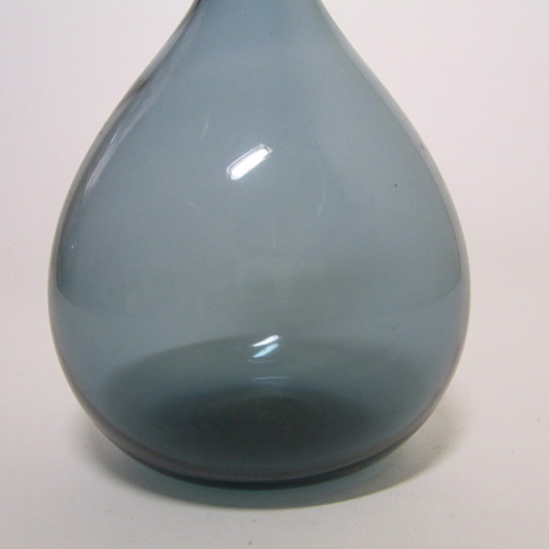 (image for) Gullaskruf Swedish Blue Glass 7.25" Vase - Arthur Percy 1952 - Click Image to Close