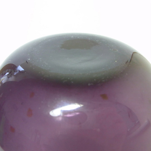 (image for) Elme Swedish/Scandinavian Purple Uncased Glass 9.5" Vase - Click Image to Close
