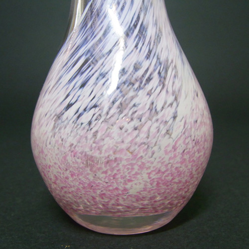 (image for) Caithness #4157 Pink & White Glass 'Rondo' Posy Vase - Click Image to Close