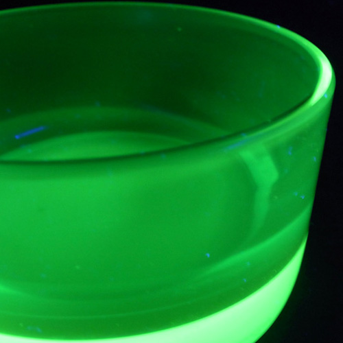 Cenedese Murano / Sommerso Uranium Glass Bowl - Signed - Click Image to Close