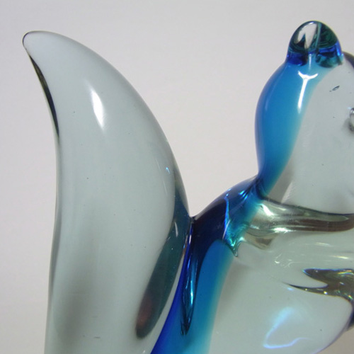 Cenedese Murano Labelled Neodymium / Alexandrite Glass Squirrel - Click Image to Close