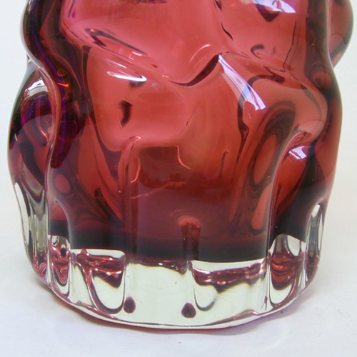 (image for) Crystalex/Bor Czech Glass Vase by Pavel Hlava c. 1968 - Click Image to Close