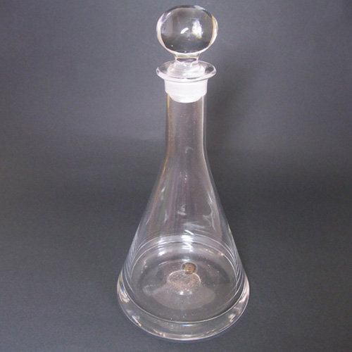 Dartington Glass Decanter by Frank Thrower - Labelled - Click Image to Close