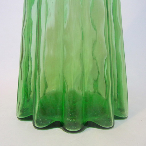Empoli Huge Italian Green Glass Decorative 'Genie' Bottle - Click Image to Close