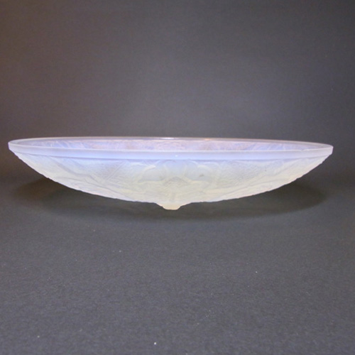 French Art Deco 1920's Opaline/Opalescent Glass Bowl - Click Image to Close