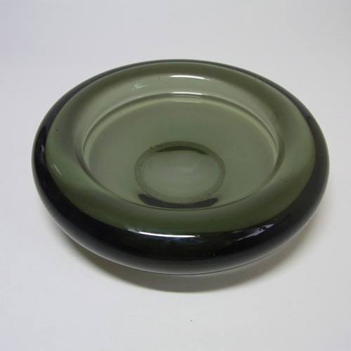 (image for) Holmegaard 1960's Per Lutken Smoky Glass Bowl Signed - Click Image to Close