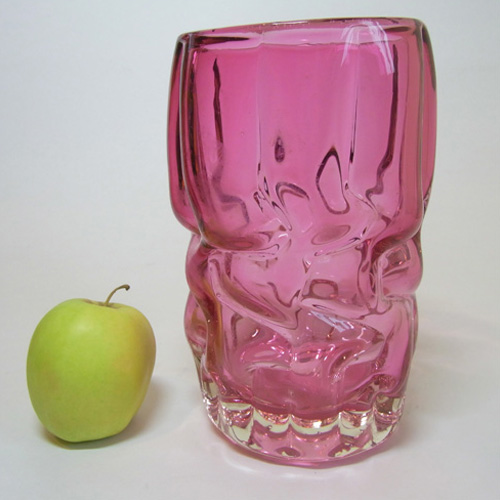 Czech Crystalex/Bor Glass Vase by Pavel Hlava c. 1968 - Click Image to Close