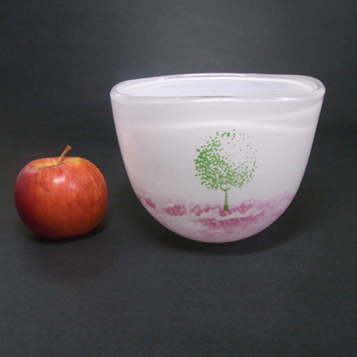 Kosta Boda Glass 'May' Vase/Bowl - Signed Kjell Engman - Click Image to Close