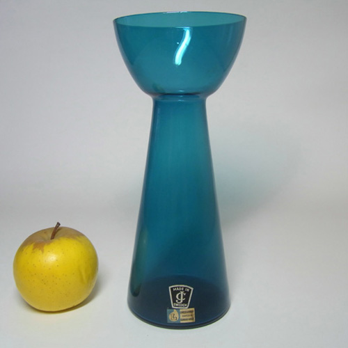 1960s Sweden Vintage LINDSHAMMAR Glass Oil Lamp design by Gunnar Ander