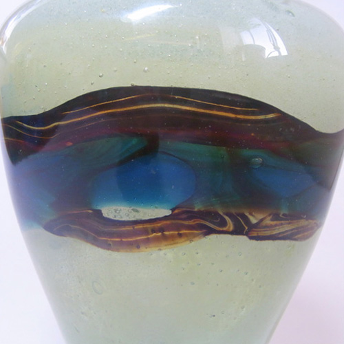 Mdina 'Strata' Maltese Glass Vase - Click Image to Close
