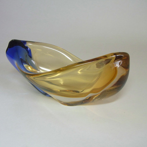 Czech Mstisov Glass Romana Bowl by Hana Machovská - Click Image to Close