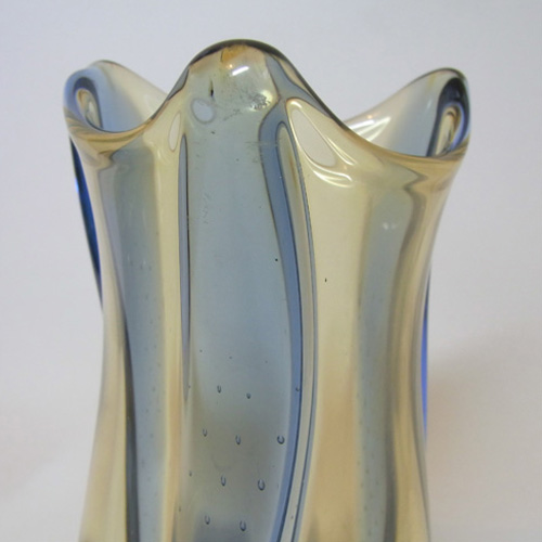 (image for) Czech Mstisov Glass Pizzicato Vase by Hana Machovská - Click Image to Close