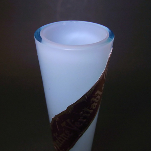 (image for) French Opalescent Glass Vase by Pierre Schneider - Labelled - Click Image to Close