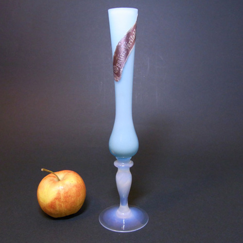 (image for) French Opalescent Glass Vase by Pierre Schneider - Labelled - Click Image to Close