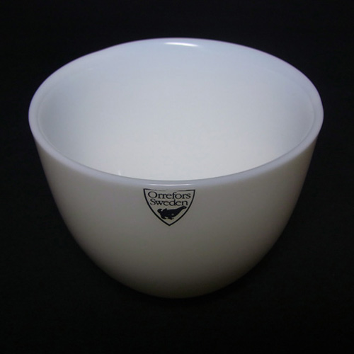 (image for) Orrefors Glass Lena Bergstrom Pastillo Bowl - Label + Box - Click Image to Close