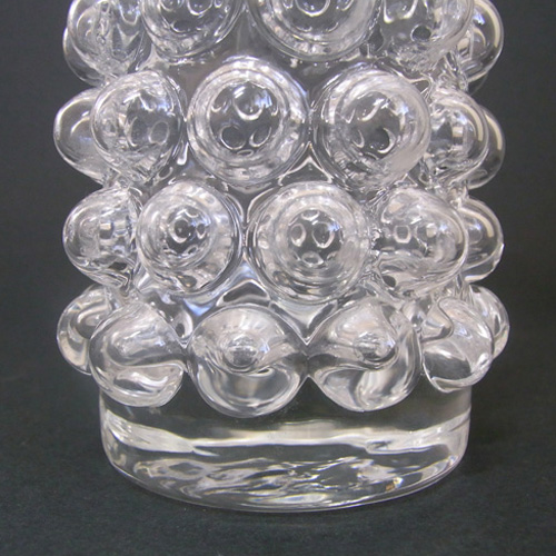 (image for) Pukeberg Swedish Textured Glass Vase - Labelled - Click Image to Close