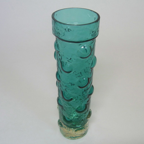 Riihimaki #1462 Riihimaen Tamara Aladin Green Glass Vase - Click Image to Close