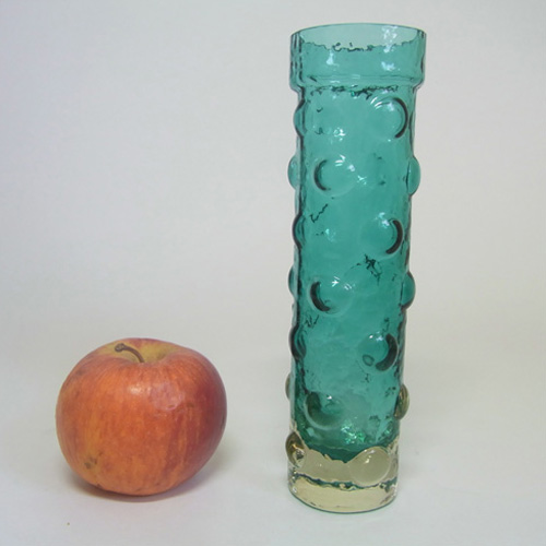 Riihimaki #1462 Riihimaen Tamara Aladin Green Glass Vase - Click Image to Close