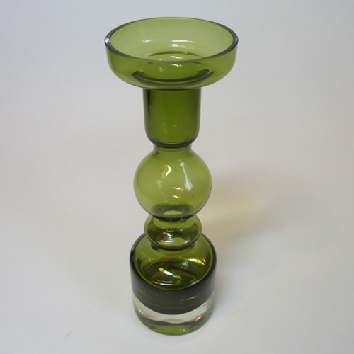 (image for) Riihimaki #1945 Riihimaen Nanny Still Glass 'Pompadour' Vase - Click Image to Close