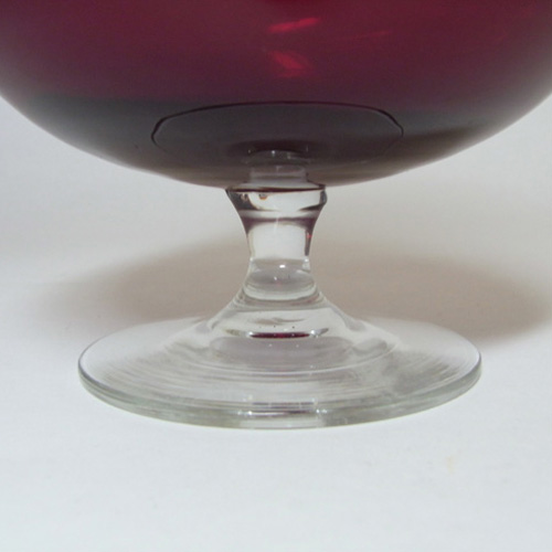 (image for) Ryd 1970's Scandinavian Red Vase/Brandy Glass - Labelled - Click Image to Close