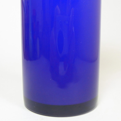 (image for) Alsterfors #S5000 Per Olof Ström Blue Cased Glass Vase - Signed - Click Image to Close