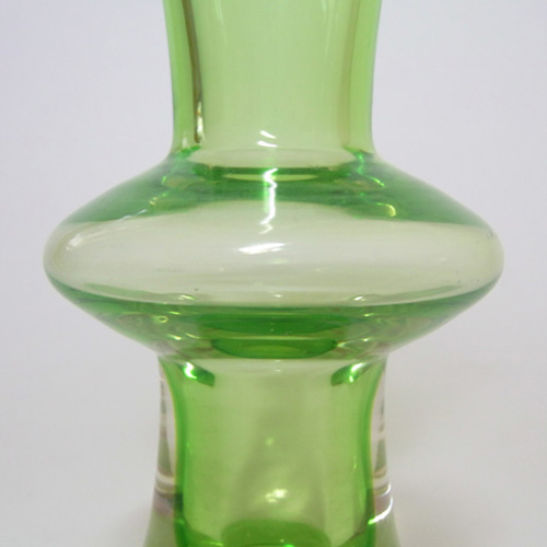 (image for) Sea Glasbruk/Kosta 1970's Swedish Green Glass Vase - Click Image to Close