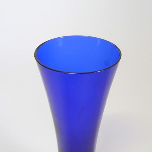 (image for) Sea Glasbruk/Kosta 1970's Swedish Blue Glass Vase - Click Image to Close