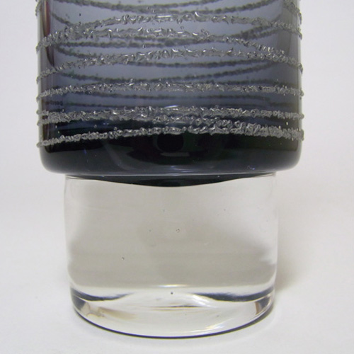 (image for) Sea Glasbruk 1970's Swedish Smoky Glass Vase - Rune Strand - Click Image to Close