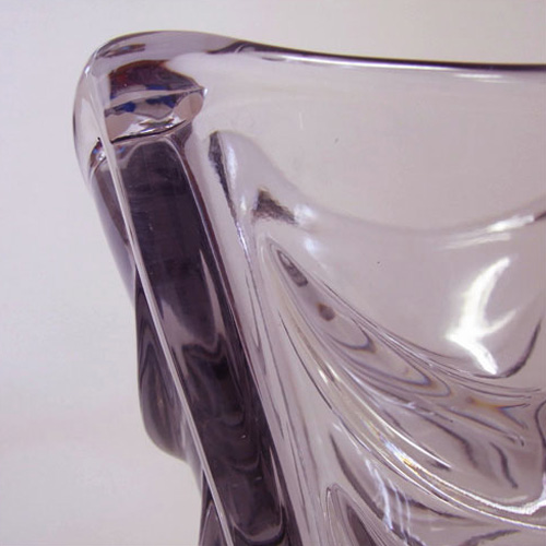 (image for) Sklo Union Heřmanova Purple Glass Vase - Václav Hanuš - Click Image to Close