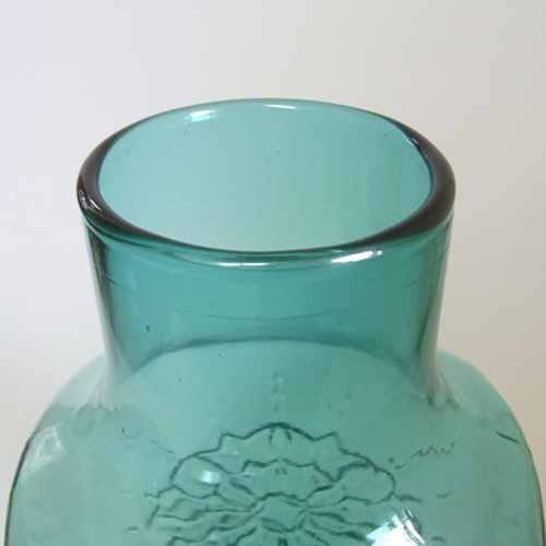 (image for) Stelvia Italian 'Opalina Fiorentina' Blue Glass Vase - Click Image to Close