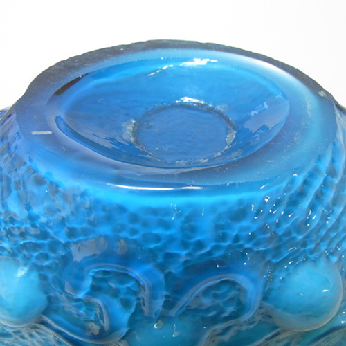 (image for) Stelvia Italian Blue Glass Antiqua Vase by Wayne Husted - Click Image to Close