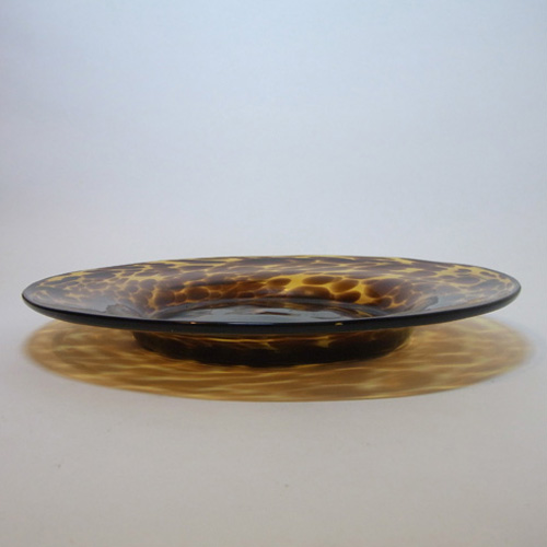 (image for) CLAVE Empoli Italian 'Tartaruga' (Tortoise) Glass Plate - Click Image to Close