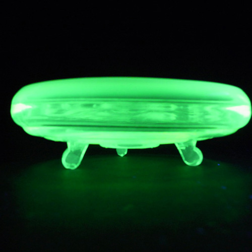 (image for) Victorian 1900's Vaseline/Pearline Uranium Glass Bowl - Click Image to Close