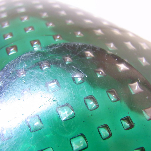 (image for) Venini Murano Green Glass Bubble Bowl by Carlo Scarpa - Click Image to Close