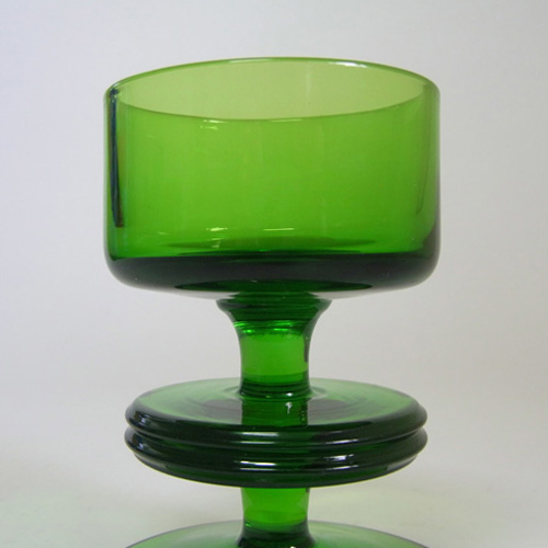 (image for) MARKED Wedgwood Green Glass Sheringham Candlestick RSW13/1 - Click Image to Close