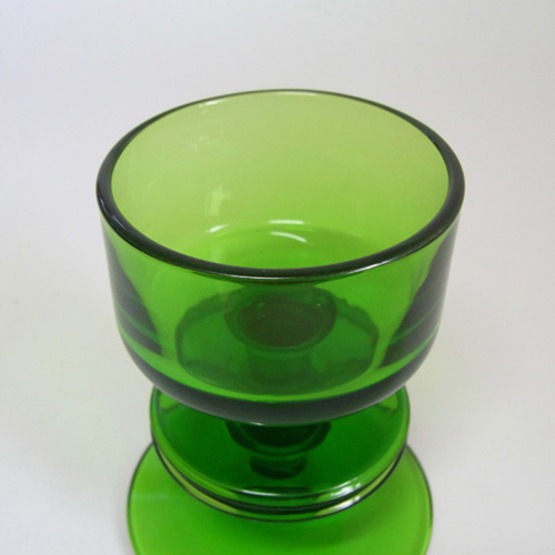 (image for) MARKED Wedgwood Green Glass Sheringham Candlestick RSW13/1 - Click Image to Close