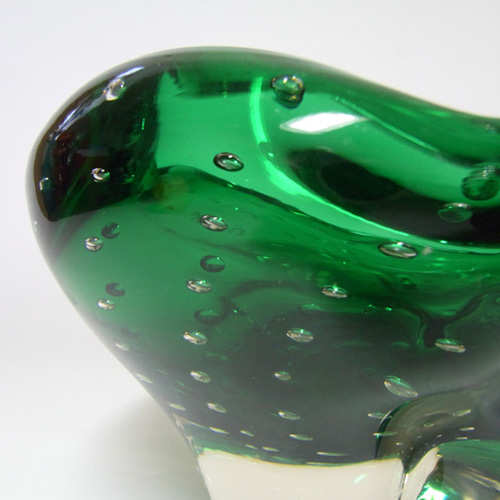 (image for) Whitefriars #9409 Meadow Green Cased Glass Molar Bowl - Click Image to Close