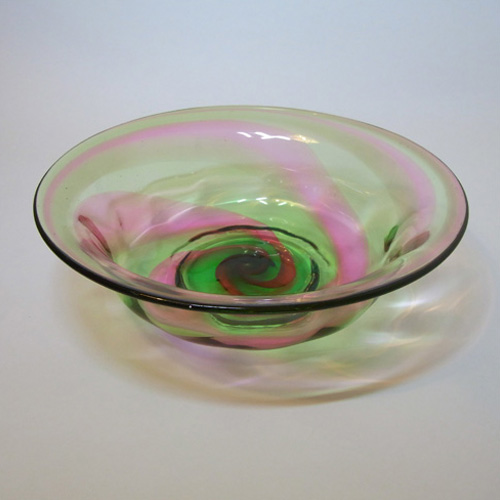 (image for) Stevens + Williams/Royal Brierley Glass 'Rainbow' Bowl - Click Image to Close
