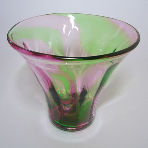 (image for) Stevens + Williams/Royal Brierley Glass 'Rainbow' Vase - Click Image to Close