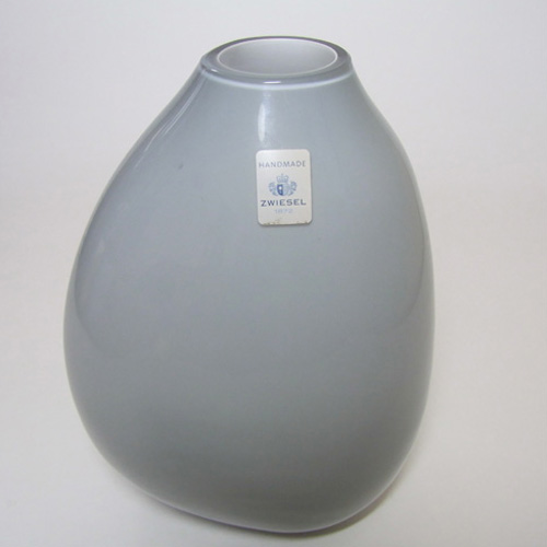 Schott Zwiesel German Large Grey Cased Glass Labelled