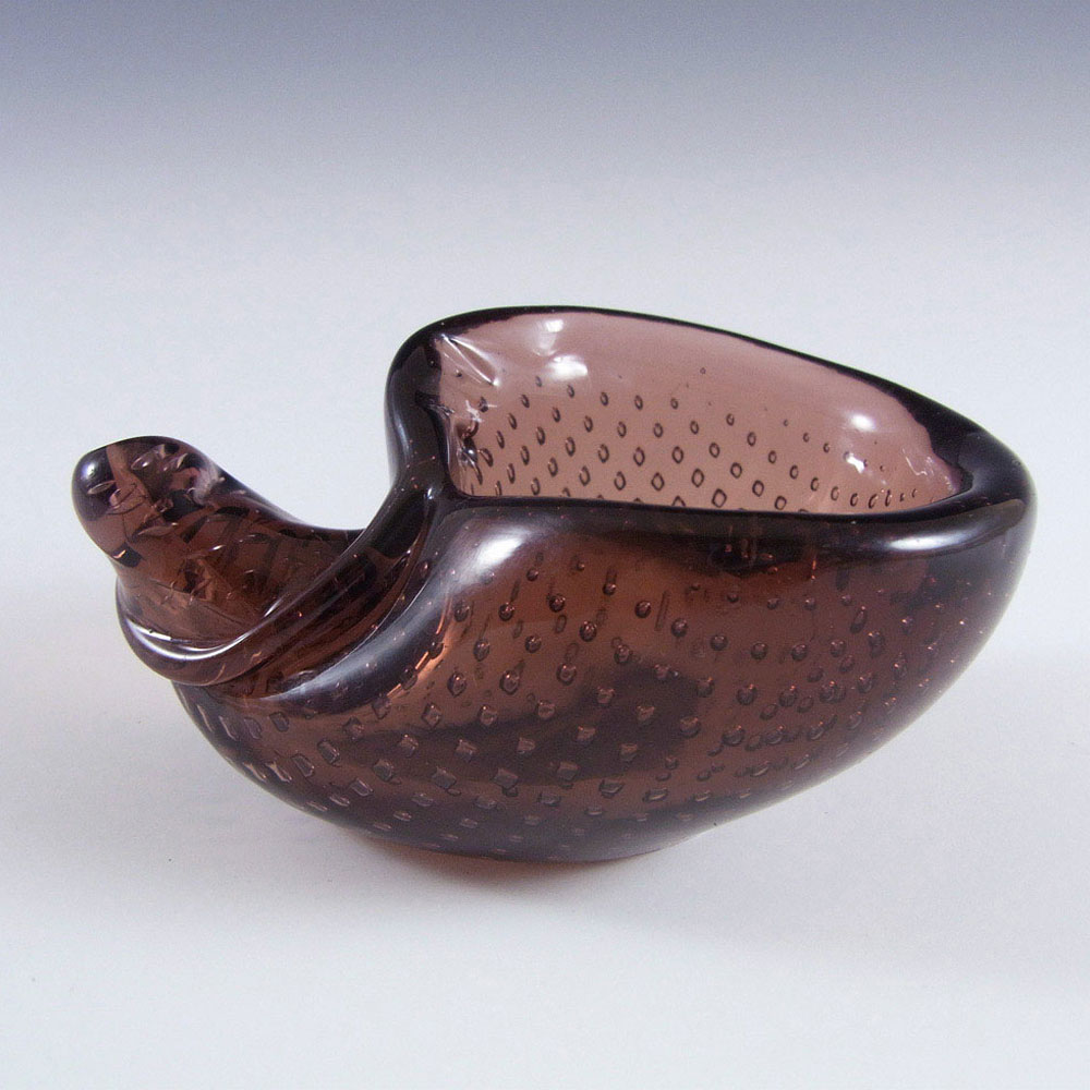 (image for) Archimede Seguso Murano Bubble Glass Bowl - Labelled - Click Image to Close