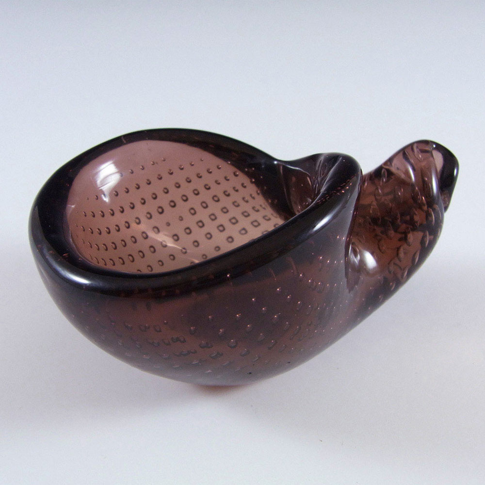 (image for) Archimede Seguso Murano Bubble Glass Bowl - Labelled - Click Image to Close