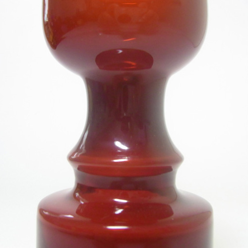 (image for) Aseda Swedish Amber Glass Vase by Bo Borgstrom #B15/58 - Click Image to Close