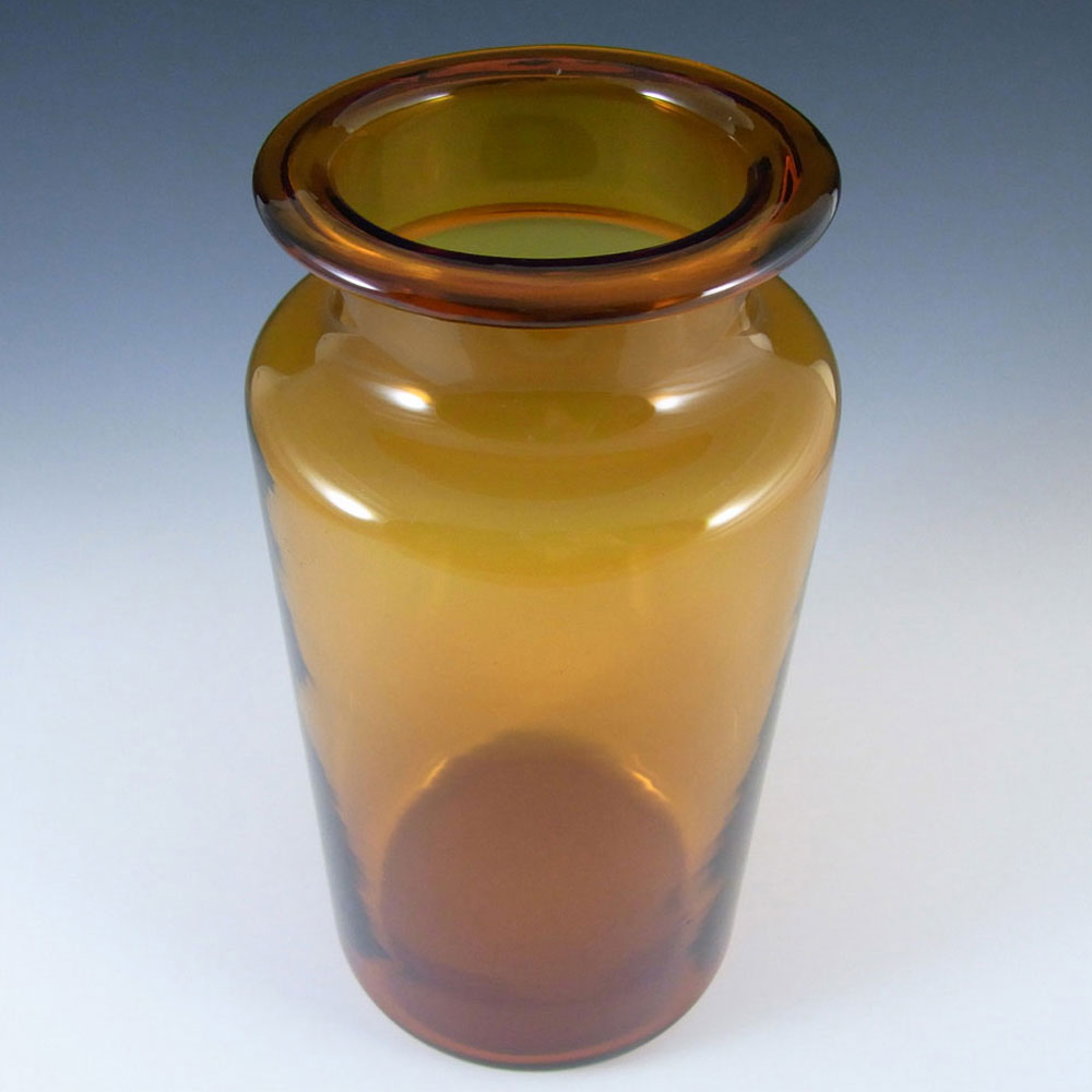 Dartington #FT224 RARE Frank Thrower Glass 'Candy' Vase - Click Image to Close